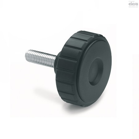 Elesa Zinc-plated steel threaded stud, MBT.45 p-5/16-18x1-SOFT MBT-p-SOFT (inch sizes)